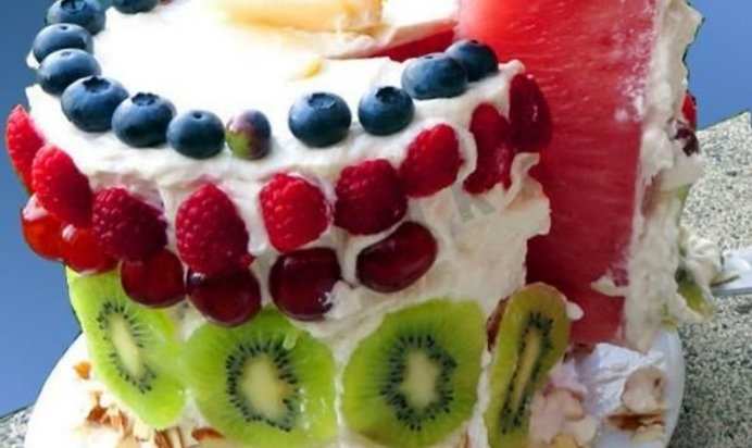 Арбузный торт