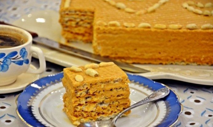 Торт Вафельный