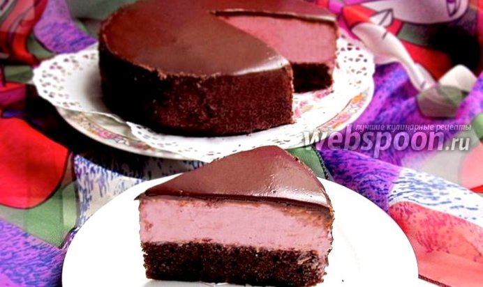 Торт-мусс «Вишня в шоколаде»