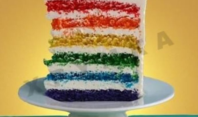 Радужный торт