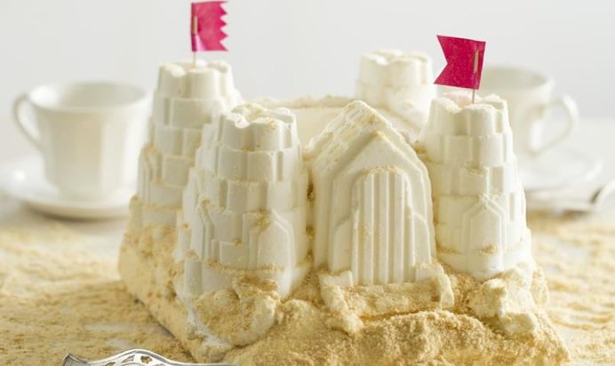 Торт-мороженое «Песочный замок»