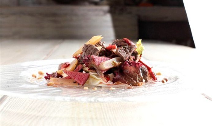 Салат с глухарем