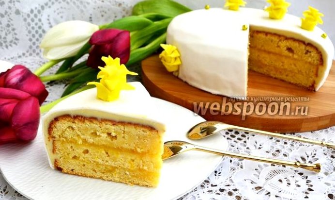 Лимонный торт