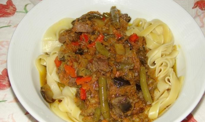 Лагман уйгурский из говядины