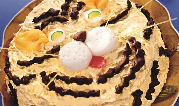 Торт-безе Тигренок