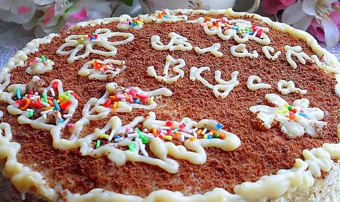 Торт на сковороде