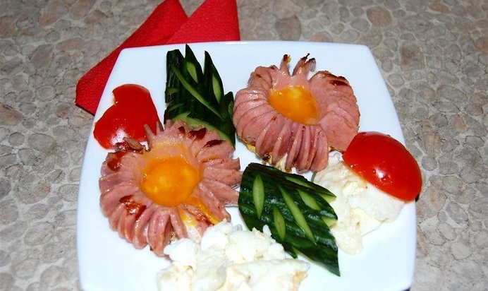 Яичница для любимой