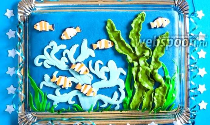 Торт «Морское дно»