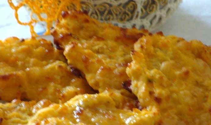 Овсяно-кукурузная лепешка с сыром