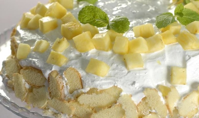 Ананасовый торт