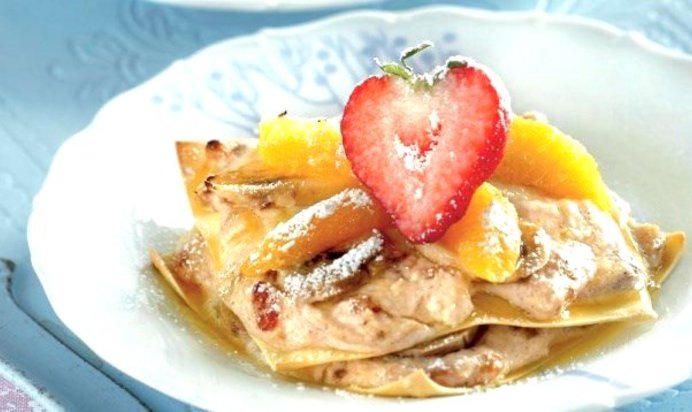 Фруктовая лазанья