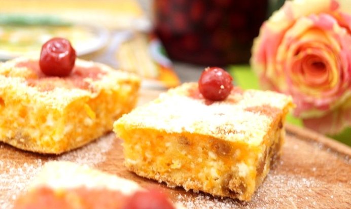 Детская запеканка из творога