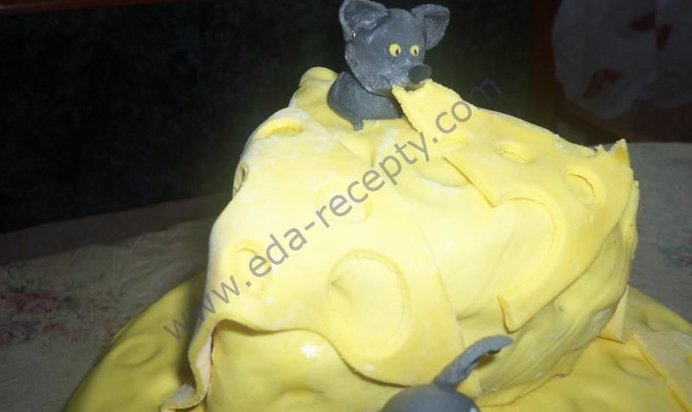 Торт Сыр с мышками