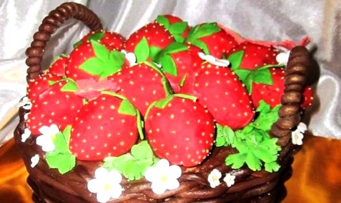 Торт Корзина