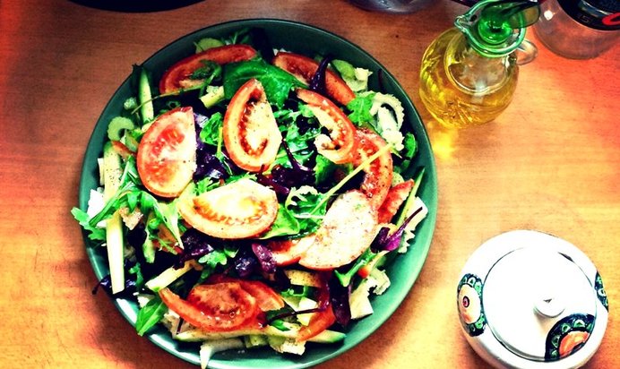 Овощной осенний салат