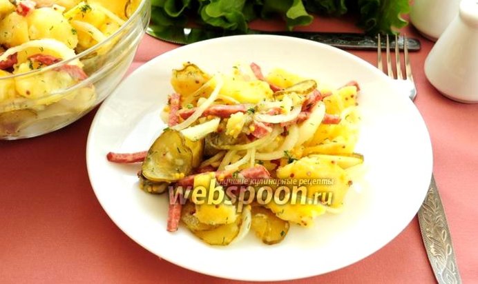 Немецкий картофельный салат