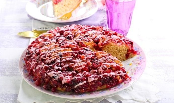 Клюквенный торт