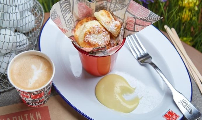 Сырники с кремом