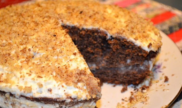 Сибирский черемуховый торт