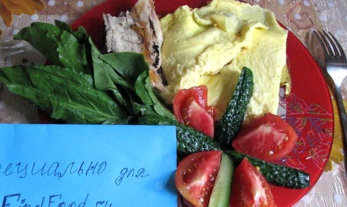 Пышный домашний омлет