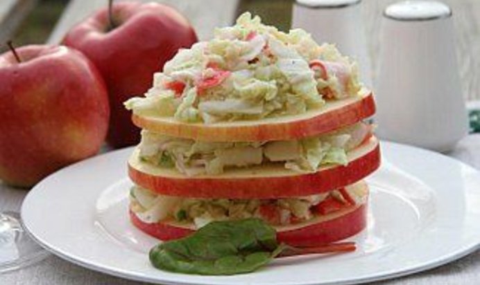 Салат из крабового мяса