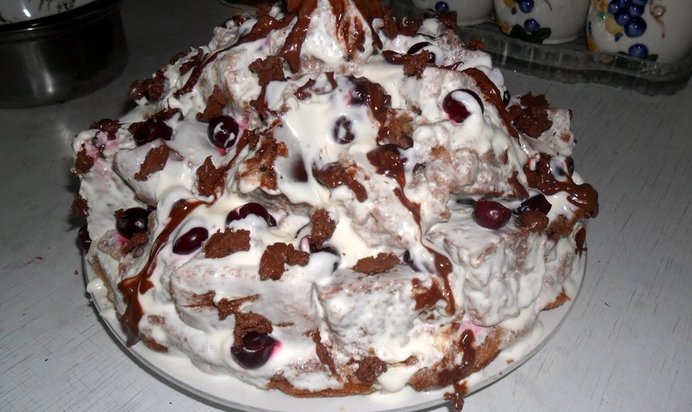 Торт «Панчо» с вишней