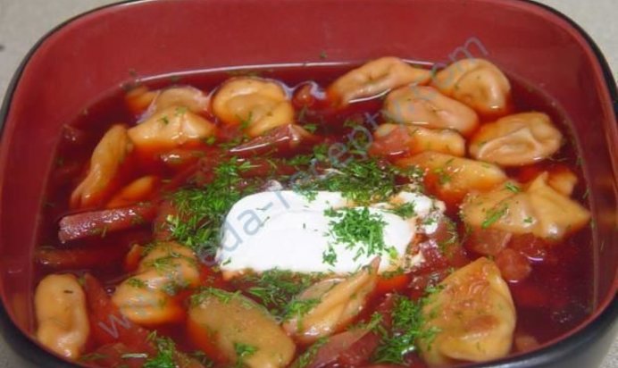 Вкусный борщ старолитовский