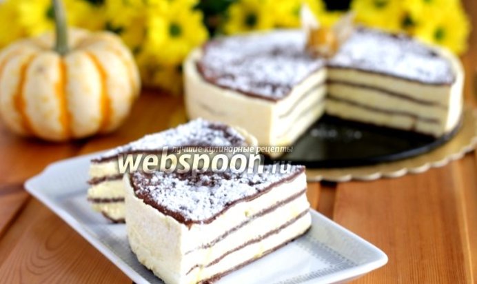 Манговый торт