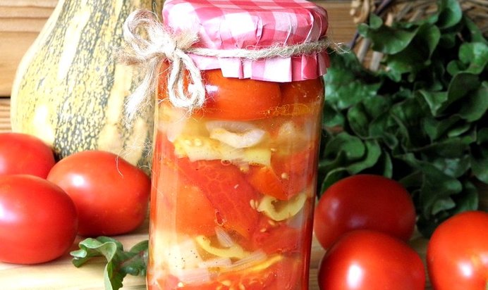 Салат Красный закат на зиму