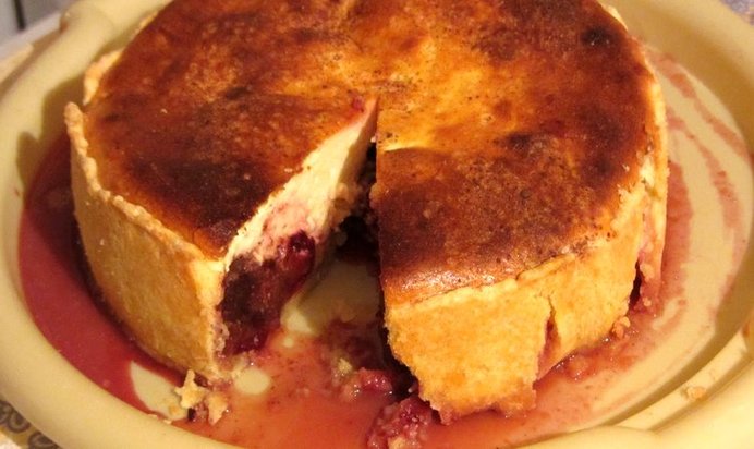 Страсбургский пирог со сливами