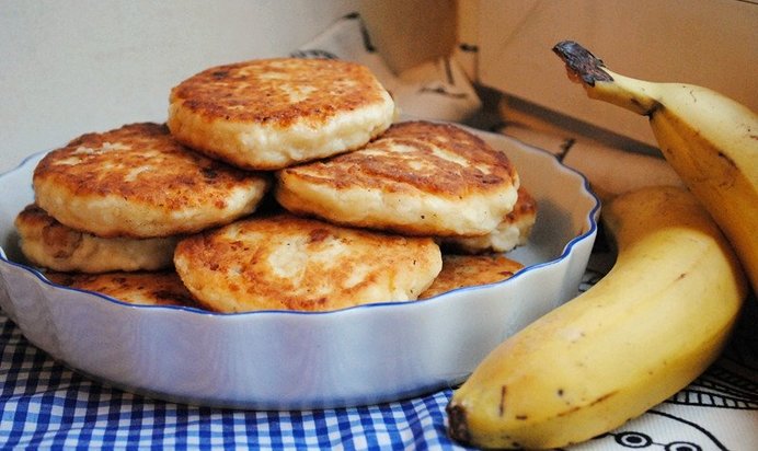 Сырники с бананом