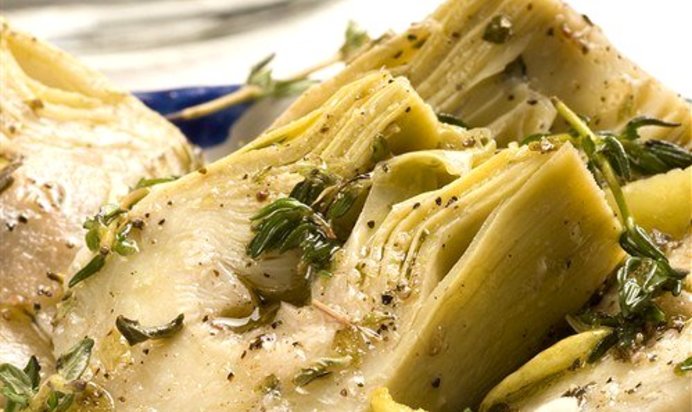 Артишоки в пряном винегрете