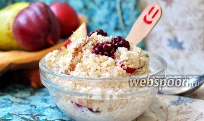 Сладкий салат с булгуром