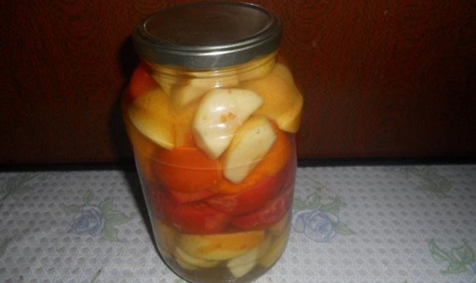 Салат из помидоров на зиму без стерилизации