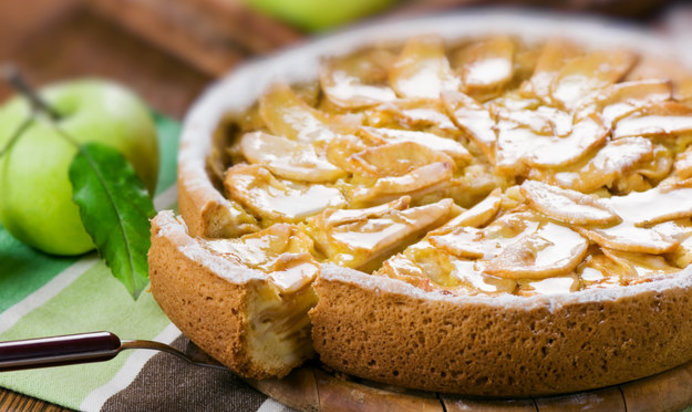 Медовый яблочный пирог