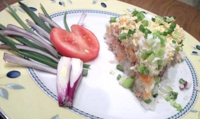 Мимоза с тунцом