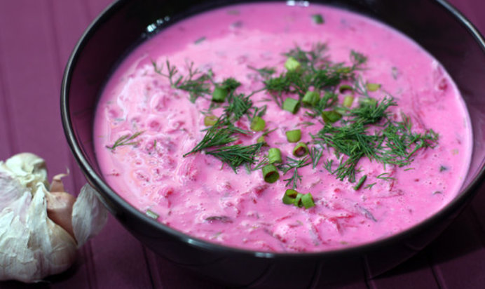 Свекольник на кефире