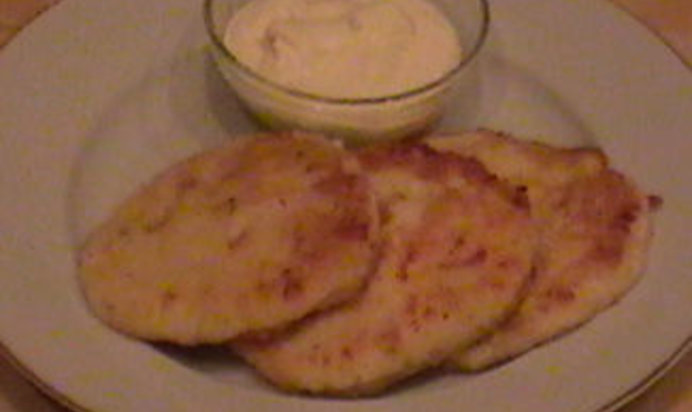 Сырники с сыром и шпинатом