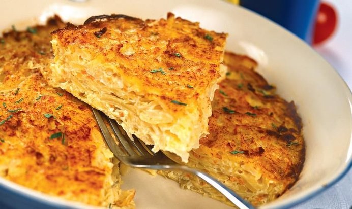 Запеканка из квашеной капусты с картофелем