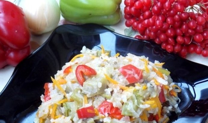 Овощное рагу с рисом