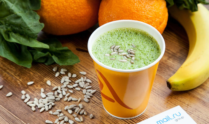 Смузи со шпинатом