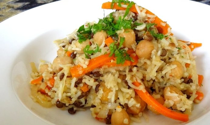 Овощной плов в мультиварке