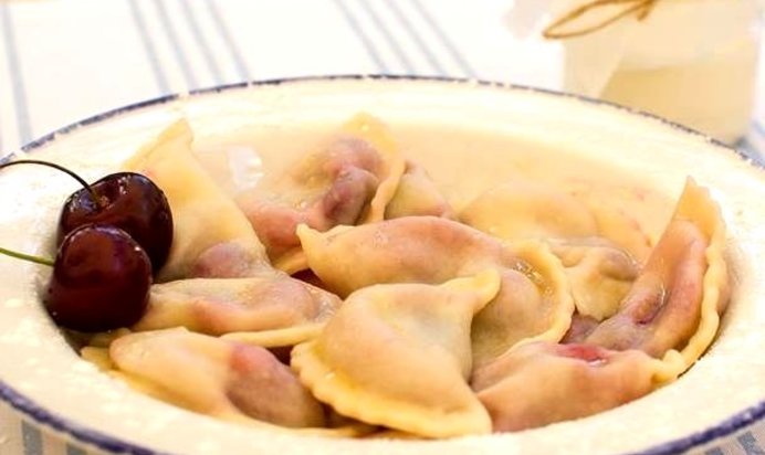 Вареники с вишней по‑одесски