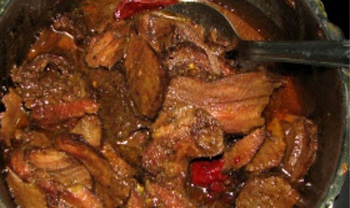 Гуляш из языка