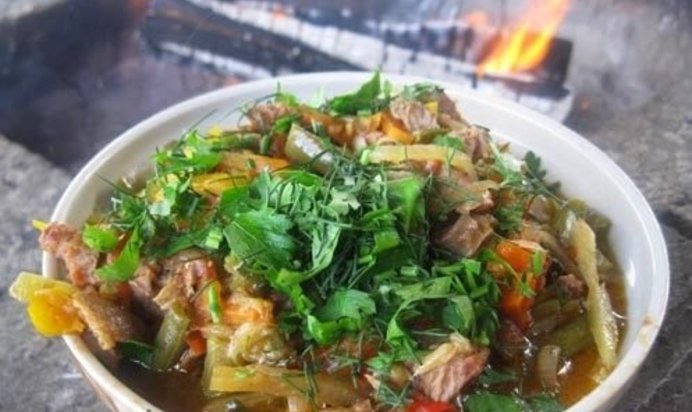 Лагман в казане