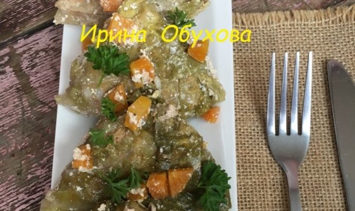 Голубцы в сметанном соусе