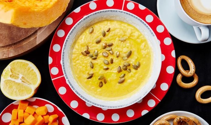 Каша рисовая с тыквой