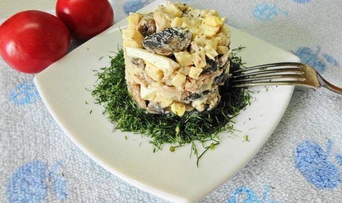 Салат Дубок