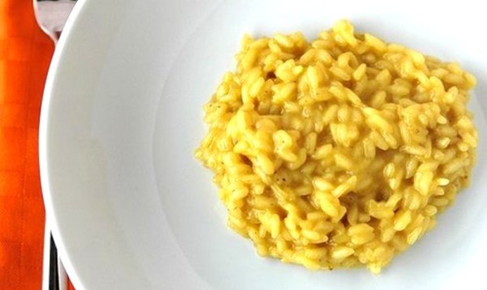Быстрое желтое ризотто