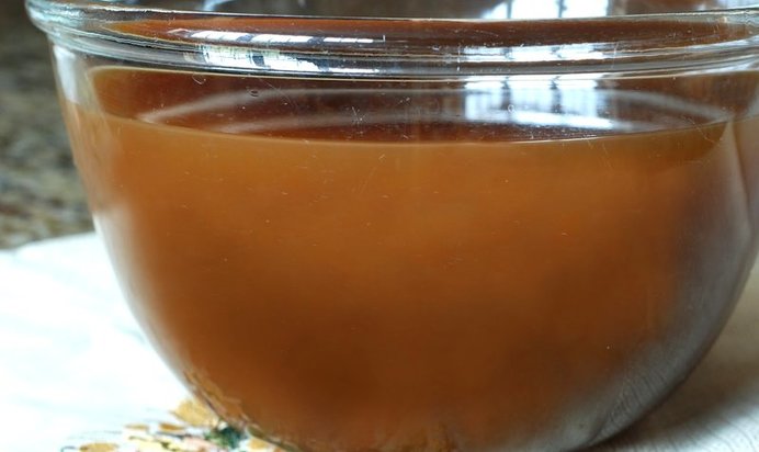 Куриный бульон по-французски